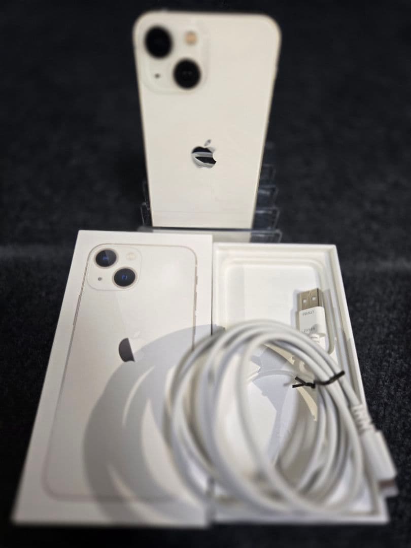 【超美品】iPhone 13mini　スターライト 128GBバッテリー100%