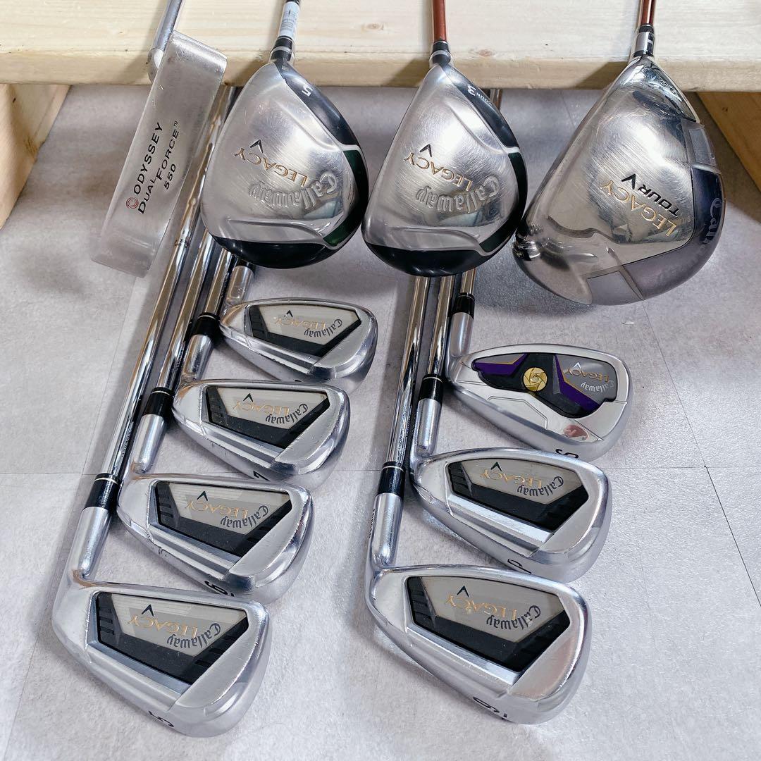 V838 キャロウェイ ゴルフクラブ メンズ フルセット レガシー 白 緑