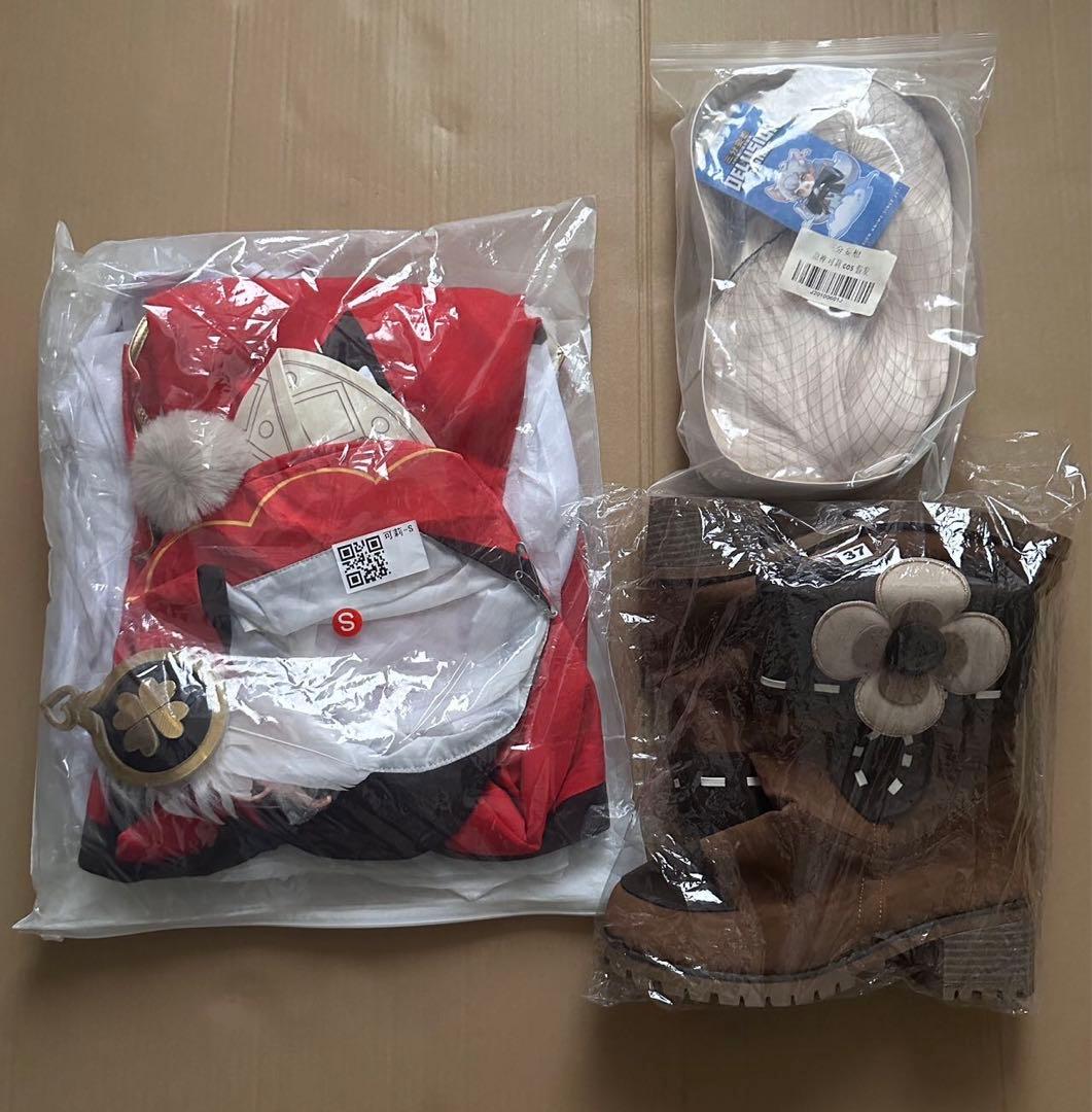 【即日発送可能】猫と3丁目　原神　クレー　コスプレ　衣装セット　Sサイズ