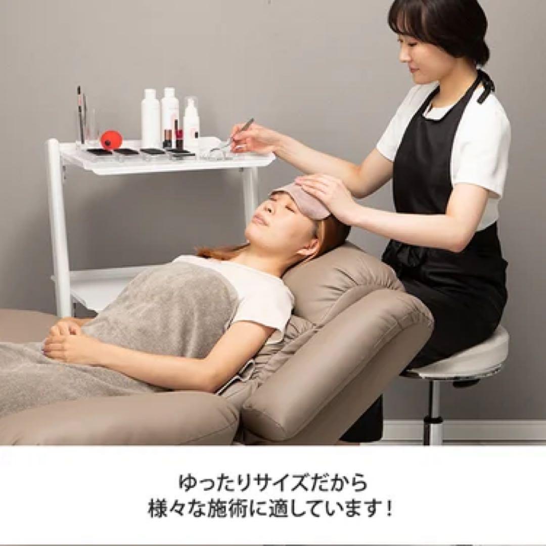 プルミエ　リクライニング　チェア　ブラウン　ネイル