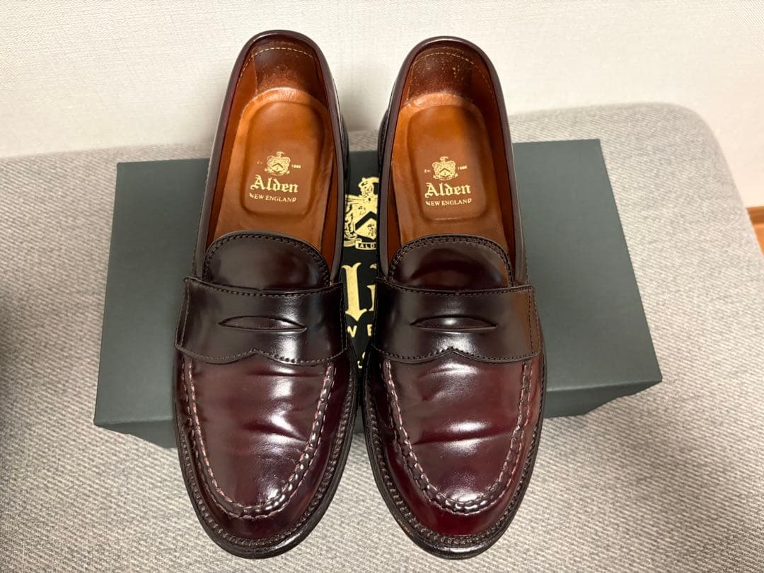 オールデン　986 ペニーローファー 6 1/2