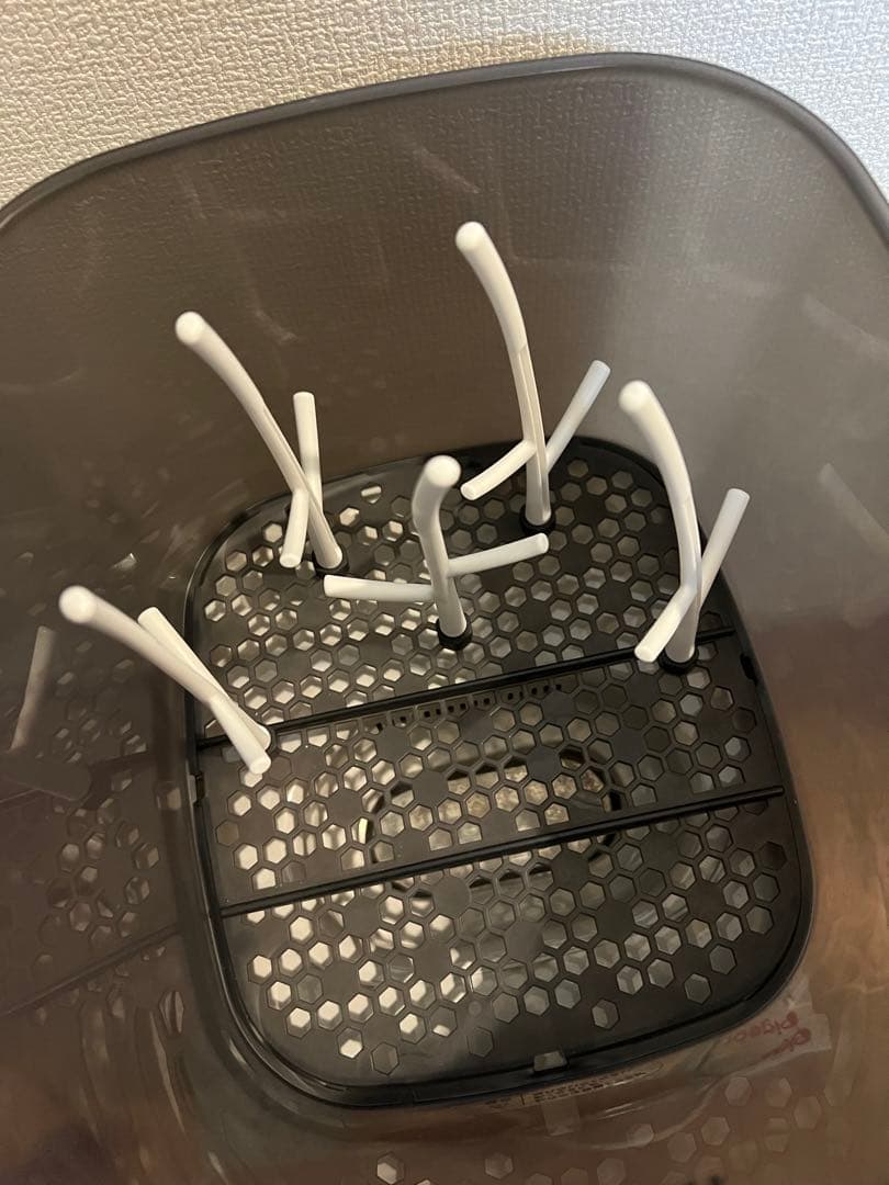 ピジョン 哺乳びんスチーム 除菌・乾燥器 POCHITTO ポチット ホワイト