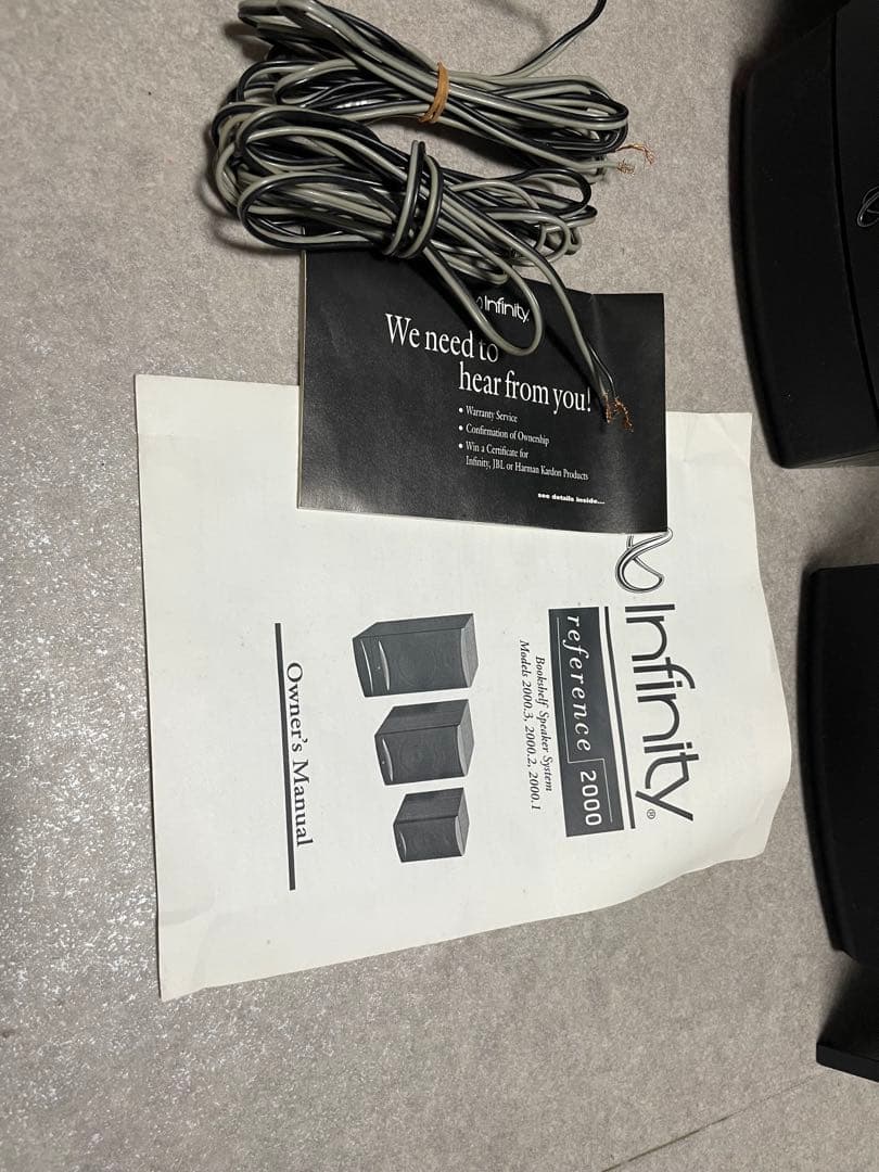 Infinity reference 2000.3 スピーカー