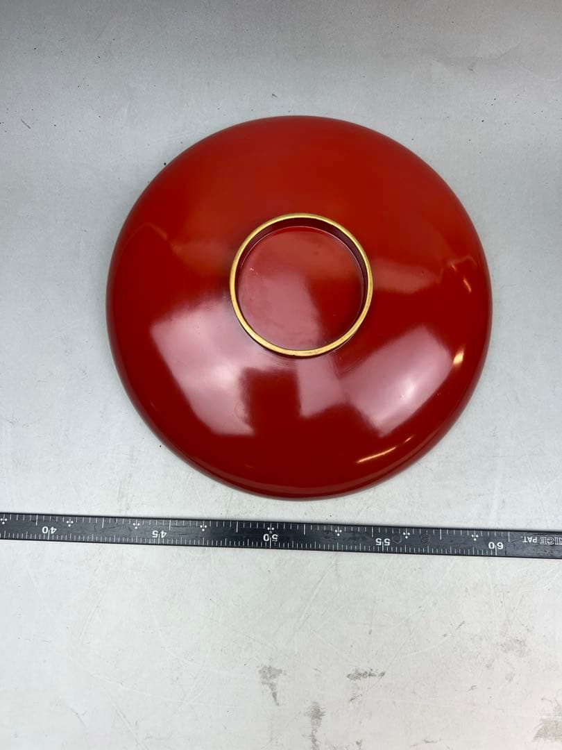 ［美品］金彩　九つ組盃　金蒔絵　正月　祝い　本漆塗り