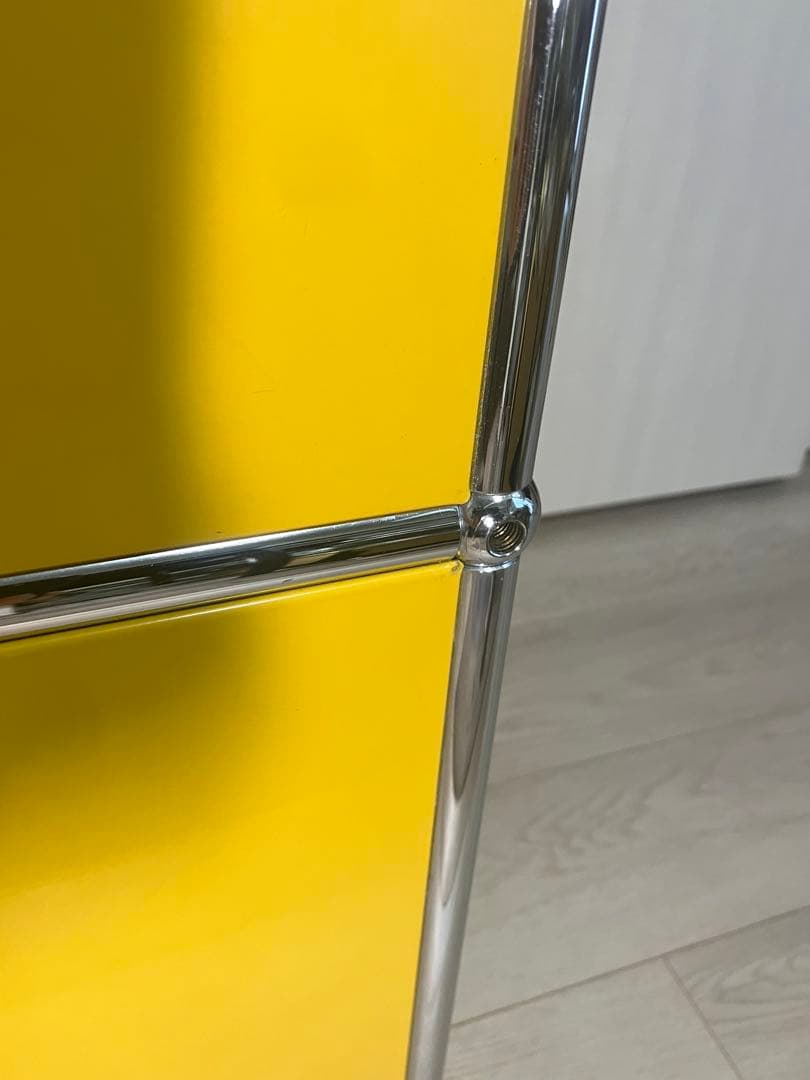 USM Haller/USM ハラー サイドテーブル 2段キャビネット/イエロー