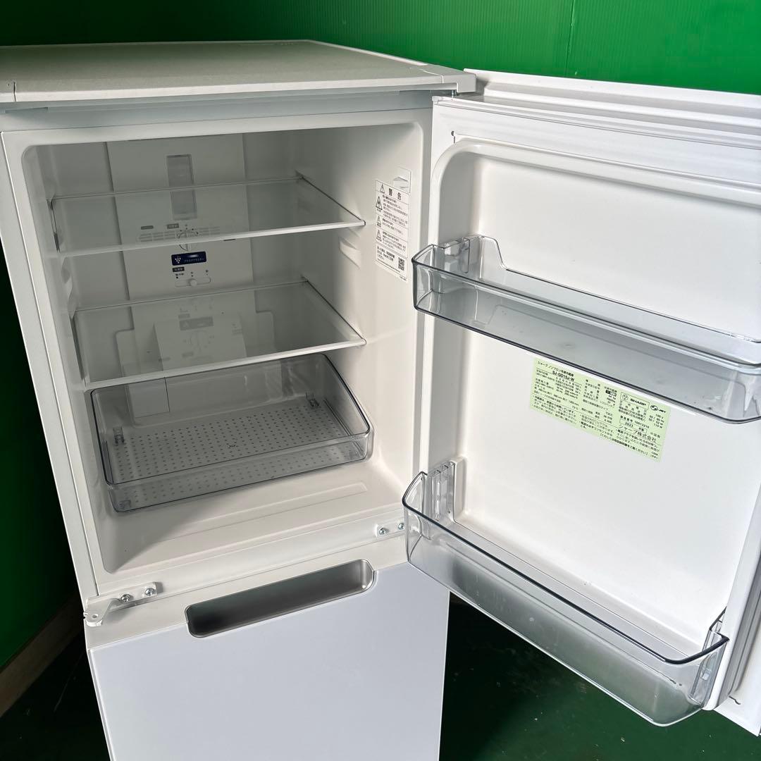 極美品 SHARP 冷蔵庫 SJ-GD15J-W