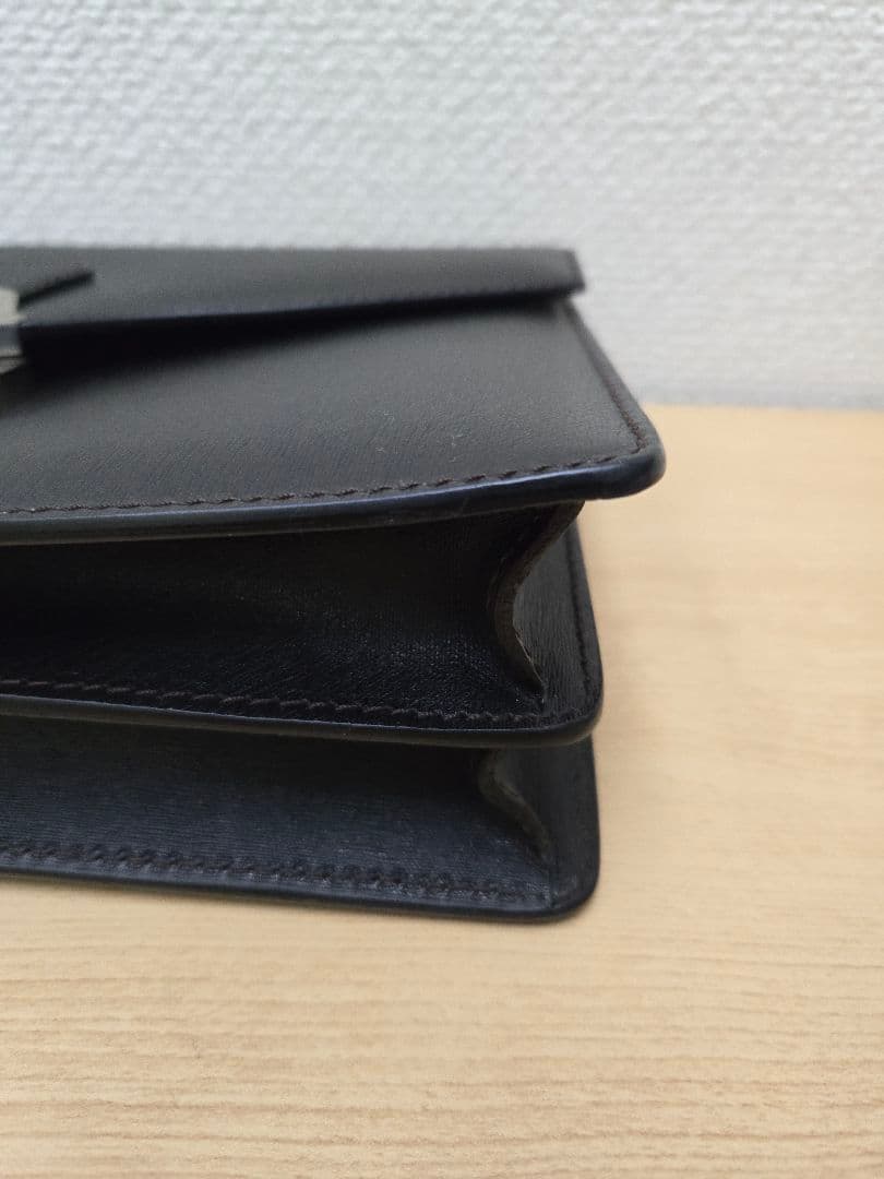 dunhill ダンヒル サイドカー レザー クラッチバッグ セカンドバッグ