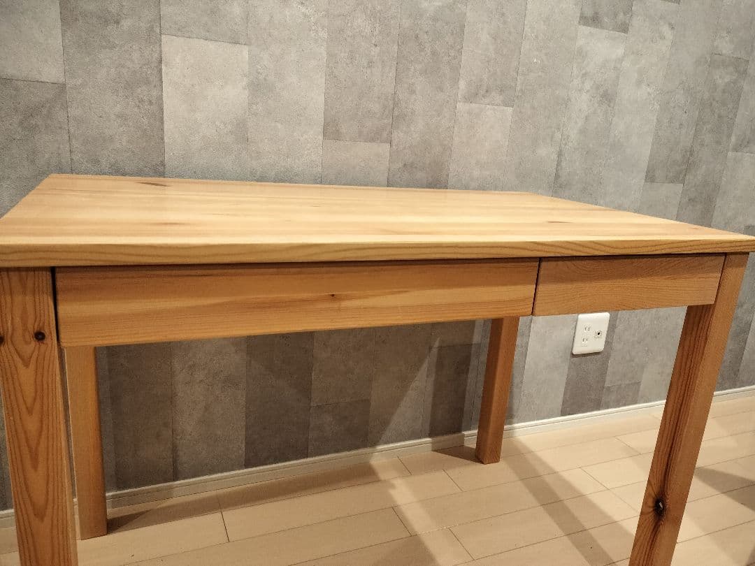 無印良品 学習机 引き出し 木製デスク 廃盤品