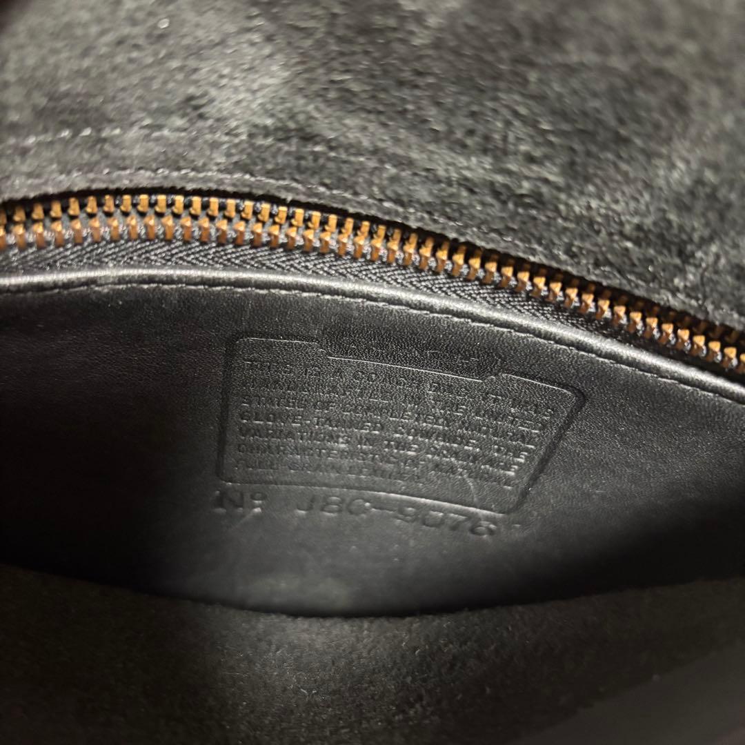 美品★オールドコーチ コンパクト　ターンロック ショルダーバッグ レザー 黒