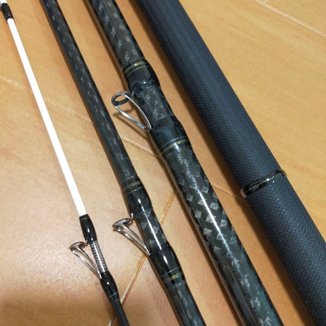美品レジェンダー豪腕石鯛 540MH遠投 ロッド尻手ロープセット