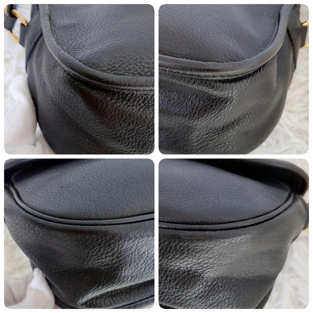 美品✨️LONGCHAMP ロンシャン　ショルダーバッグ　ミニバッグ　黒　レザー
