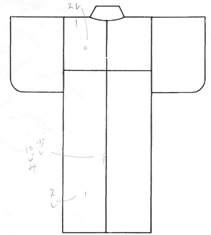 黒の総絞り　斜め格子に草花　付け下げ訪問着