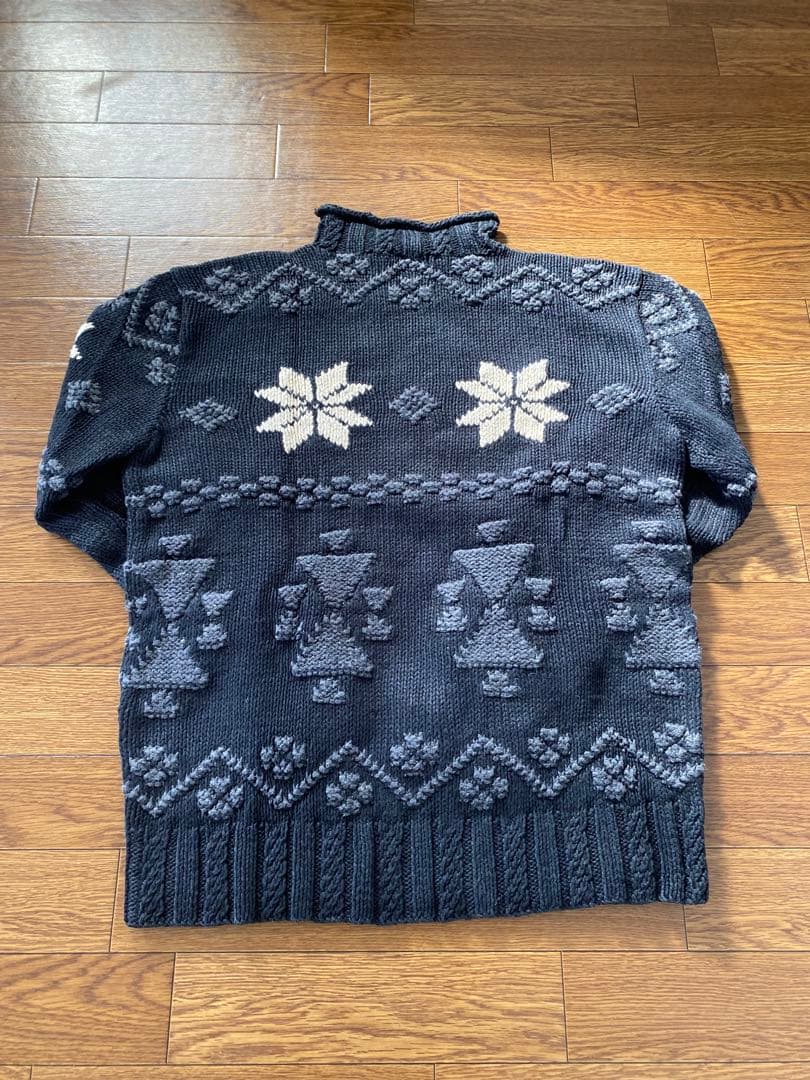 90s RALPH LAUREN POLO SPORT 星条旗 コットンニット