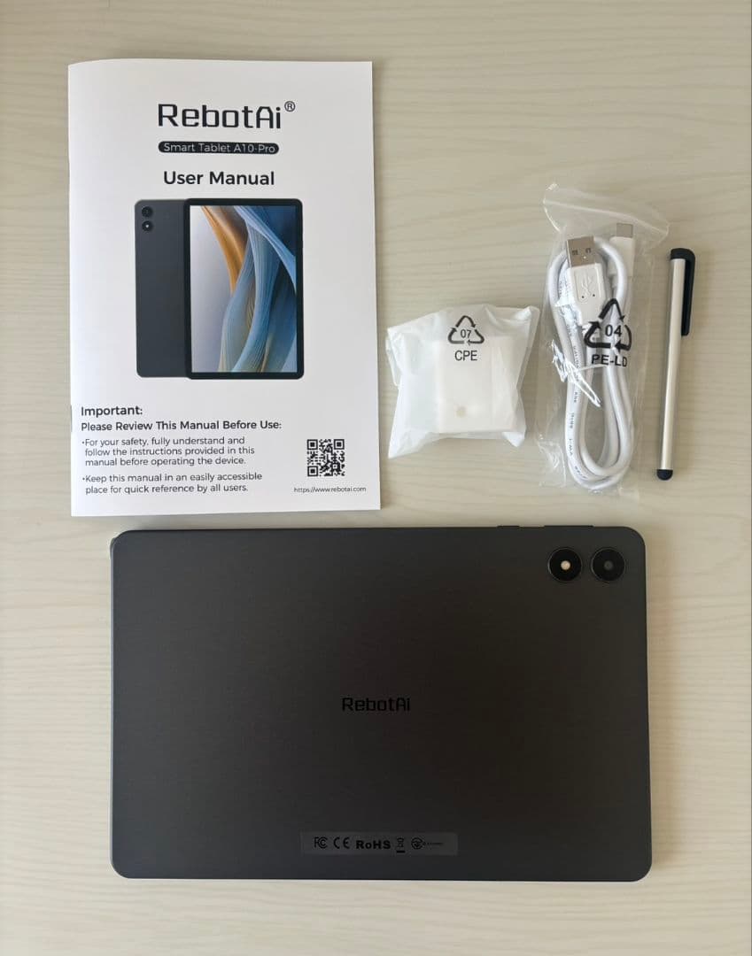 Android15 タブレット 10インチ 無線投影
