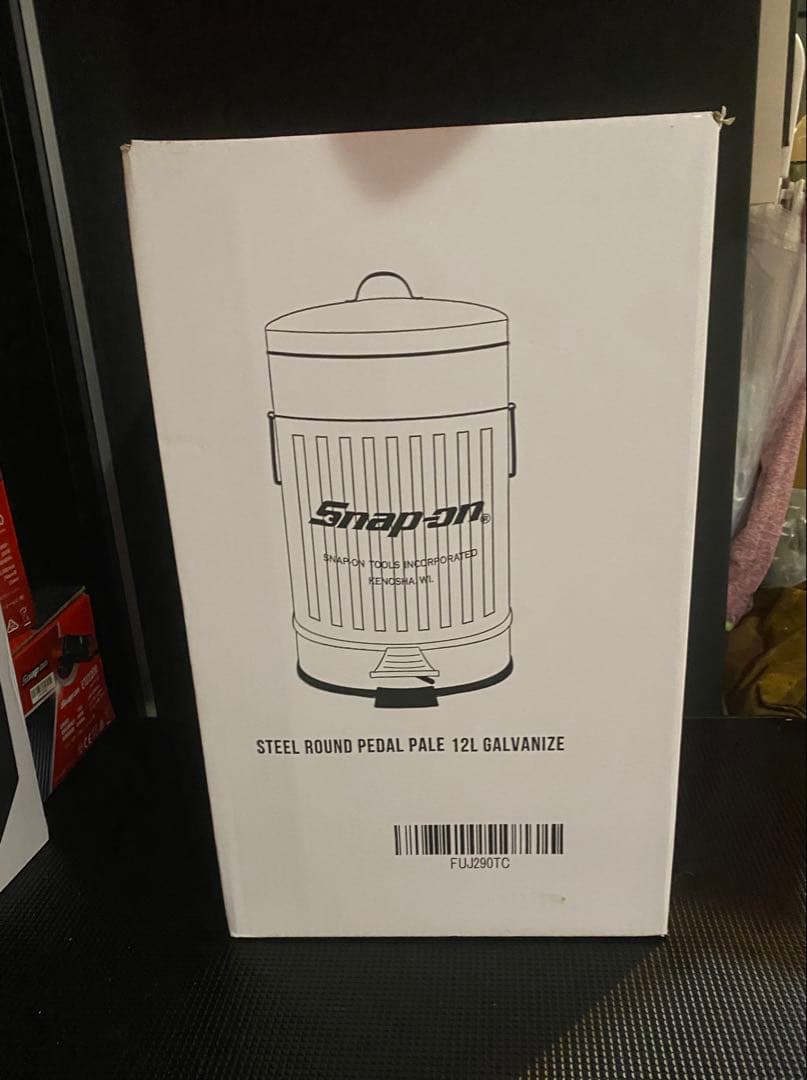 Snap-on ステンレススチール ごみ箱