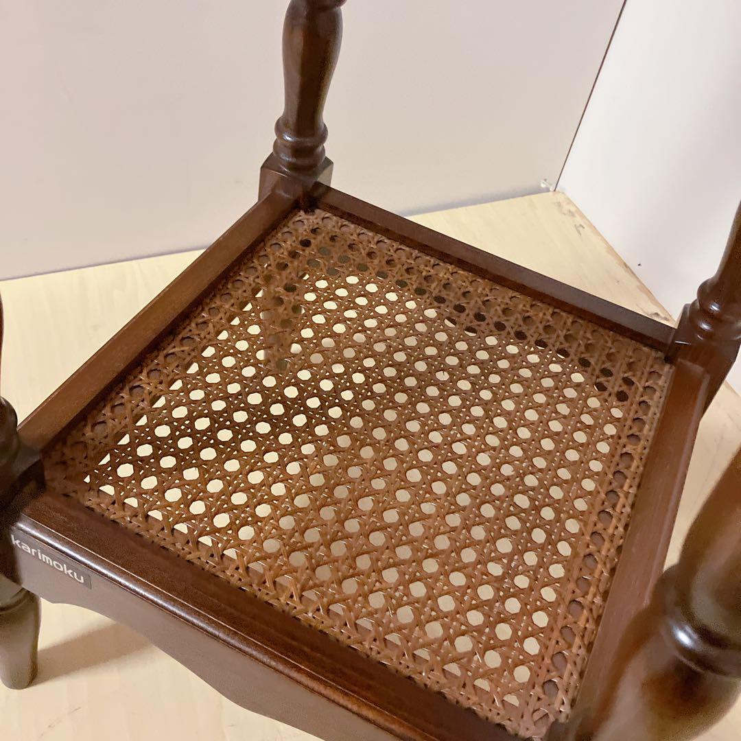 karimoku カリモク　コロニアル　電話台　飾り棚　アンティーク　花台