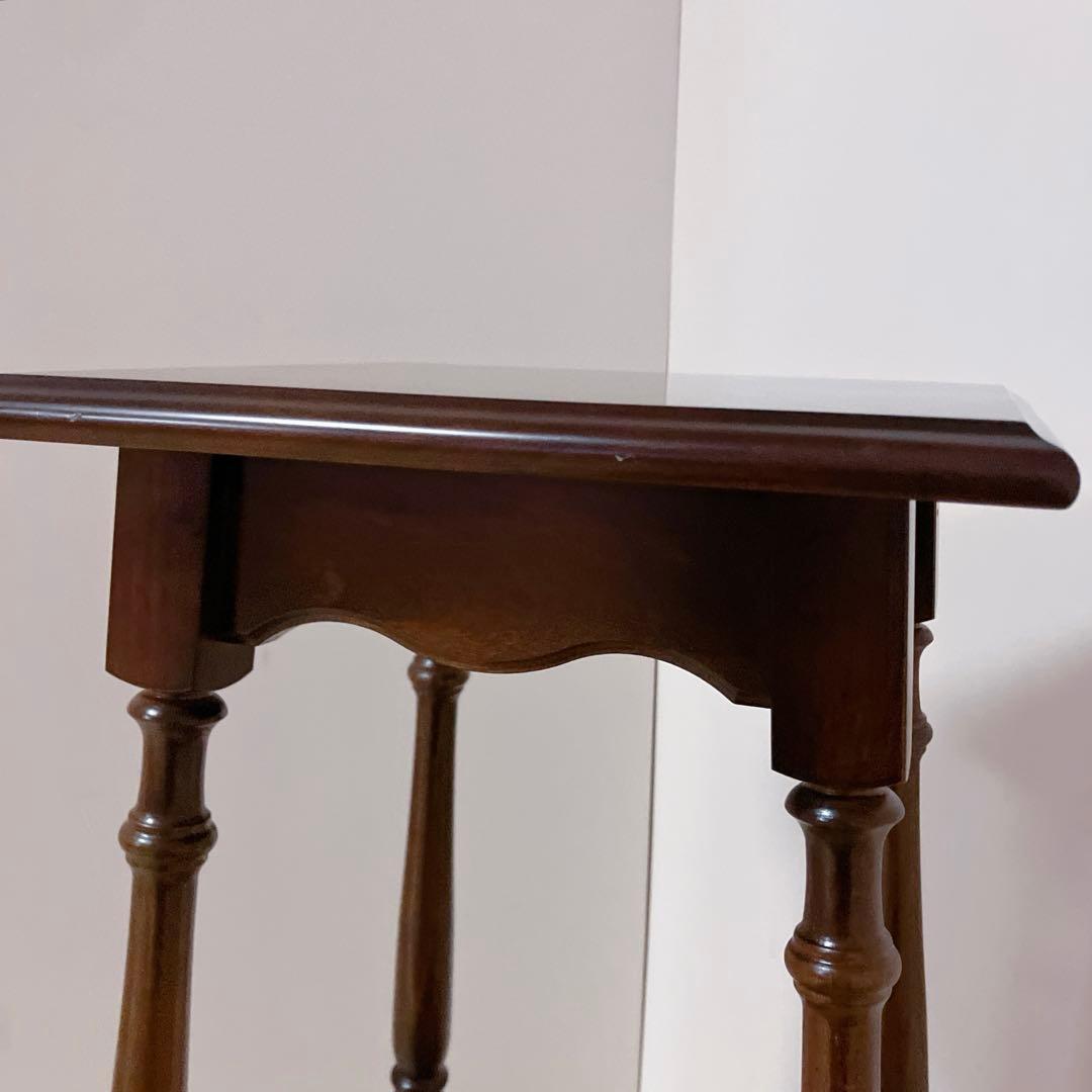 karimoku カリモク　コロニアル　電話台　飾り棚　アンティーク　花台